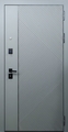 Металлическая квартирная дверь с окрашенными плитами МДФ