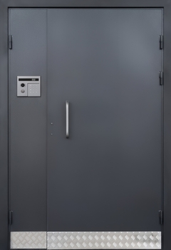 Дверь в подъезд двухстворчатая Дверь в подъезд двухстворчатая