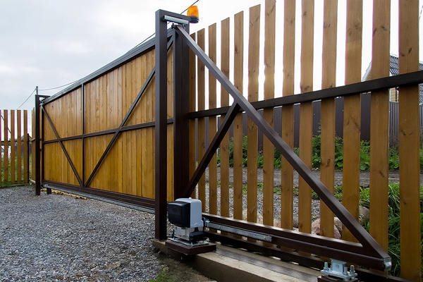 Фото откатных ворот Фото откатных ворот